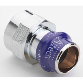 ÖVERGÅNGSMUFF 12XG10 MUFF X INVÄNDIG GÄNGA FÖRKROMAD RÖDGODS V-PROFIL ALTECH