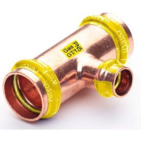 T-RÖR 28X15X28 GAS FÖRMINSKAD KOPPAR GAS V-PROFIL ALTECH