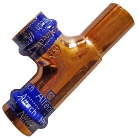 T-RÖR 22X15X22 MUFF X MUFF X SLÄTÄNDA KOPPAR V-PROFIL ALTECH