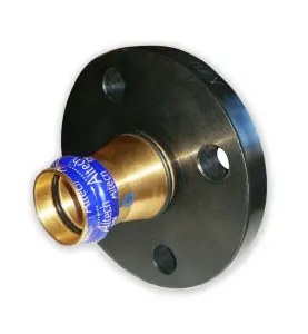 PRESSFLÄNS 28 PRESSMUFF X FLÄNSANSLUTNING RÖDGODS/JÄRN V-PROFIL ALTECH