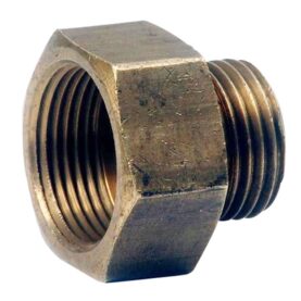 ÖVERGÅNGSNIPPEL 22 MM X R20 UTVÄNDIG GÄNGA MÄSSING VATETTE