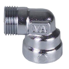 SKRUVDEL VINKEL G10XG10, UTVÄNDIG X INVÄNDIG KROM VATETTE