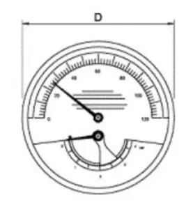 MANO-TERMOMETER TH 4 IMI
