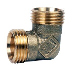 VINKELSKRUVDEL 35 MM (M42X2) 2UTVÄNDIG GÄNGA MÄSSING VATETTE