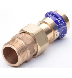 SKARVKOPPLING R15X15 MUFF X UTVÄNDIG GÄNGA RÖDGODS V-PROFIL ALTECH