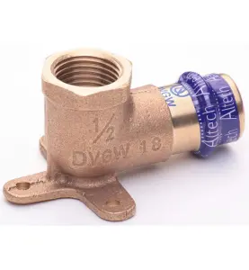 VENTILFÄSTE G15X15 MUFF X INVÄNDIG GÄNGA RÖDGODS V-PROFIL ALTECH