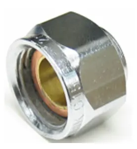 KLÄMRINGSMUTTER KRK 100 10 MM X G10 INVÄNDIG GÄNGA KROM
