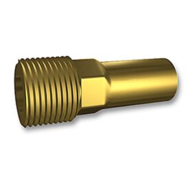 ADAPTER 12 MM X R10 SLÄTÄNDA X UTVÄNDIG GÄNGA MÄSSING CONEX