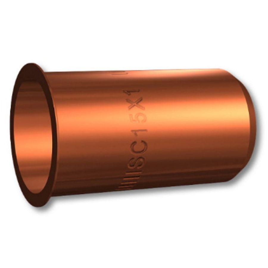 STÖDHYLSA 16X1,0 MM MED RILLOR, FÖR KOPPARRÖR