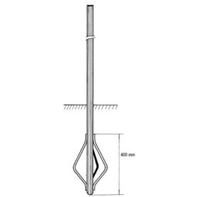 DISTANSSTOLPE 38/1500 MM FAXE WEJO