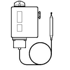 TERMOSTAT RT14 -5,0-+30 2 METER KAPILLÄRRÖSLÄNGD DANFOSS