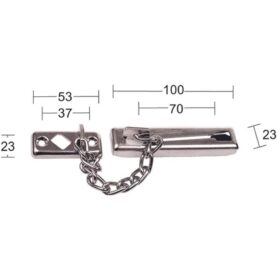 DÖRRKEDJA ABUS 69 STÅL FÖRN SB