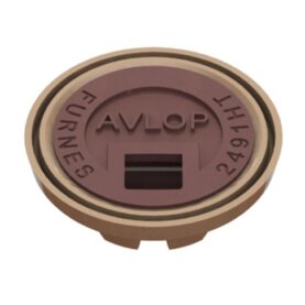 PREMIUM LOCK FÖR VENTILBETÄCKNING MED SLITSAD INTEGRERAD LÅSPACKNING,BRUN,MÄRKT AVLOPP, 2491HTAVLOPP