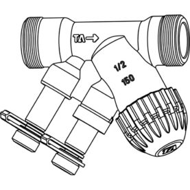 INJUSTERINGSVENTIL DN15 TBV-C NF UTVÄNDIG G20 IMI