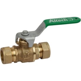 KULVENTIL 18 RAK MED KLÄMRINGSKOPPLINGAR LÅGBLY AL3613 ALTECH