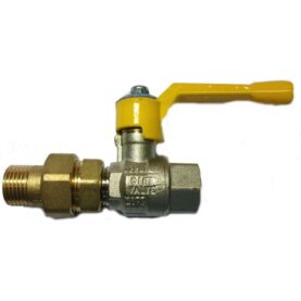 KULVENTIL G15 INVÄNDIG X UTVÄNDIG GÄNGA FÖR GAS SILVER, GUL SPAK