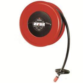 BRANDPOST MOD1 Ø600X175 CW RÖD RAL3001 SVART Ø19/30M