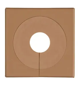 VULKBRICKA 18-28 MM 54X54 MM ENKEL DELBAR BRUN FALUPLAST