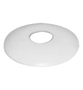 TÄCKBRICKA ID=12 MM/YD=40 MM DELBAR PLAN, EJ LÅSBAR VIT FALUPLAST