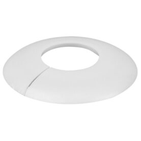 TÄCKBRICKA ID=15 MM/YD=40 MM DELBAR PLAN, EJ LÅSBAR VIT FALUPLAST