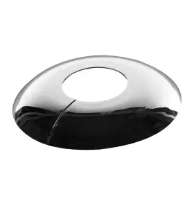 TÄCKBRICKA ID=12 MM/YD=40 MM DELBAR PLAN, EJ LÅSBAR FÖRKROMAD FALUPLAST