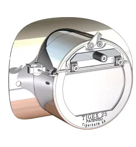 DRAGREGULATOR TIGEX 25 D=130 MM FÖR RUNDA RÖKRÖR TIGEX