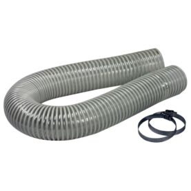 PELLETSSLANG 1 METER MED KLÄMMOR CTC