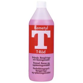 BRÄNSLESPRIT T-RÖD 1 LITER KEMETYL