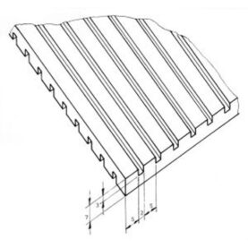 VIBRATIONSPLATTA 100X100X8MM