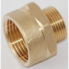 NIPPEL METALL G20XG15 INVÄNDIG X UTVÄNDIG GÄNGA MÄSSING