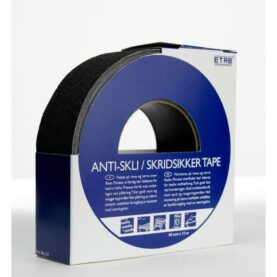 HALKSKYDDSTEJP SVART 25MM X 15METER