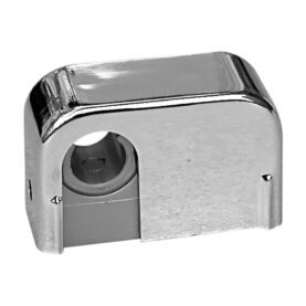 RÖRKLAMMA 12/15 MM C/V 20 MM, B=45 MM ENKEL KROM FALUPLAST