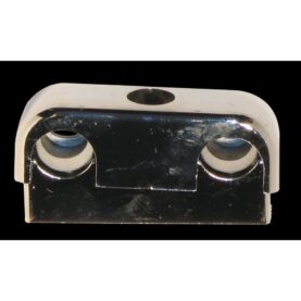 RÖRKLAMMA 8-15 MM C/C 40 MM, C/V 20 MM, B=60 MM DUBBEL KROM FALUPLAST