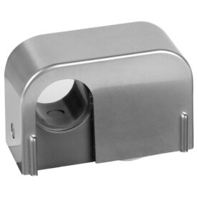 RÖRKLAMMA 15/16 MM C/V20 MM, B=45 MM ENKEL MATT KROM FÖRKROMAD FALUPLAST