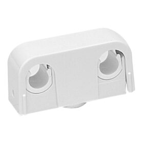 RÖRKLAMMA 10/12/15/16 MM C/C 40 MM, C/V 20 MM, B=60 MM DUBBEL VIT FALUPLAST