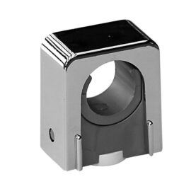 RÖRKLAMMA 18/22 MM C/V 25 MM, B=30 MM ENKEL KROM FALUPLAST