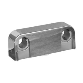 RÖRKLAMMA 12/15 MM C/C 60 MM, C/V 20 MM, B=80 MM DUBBEL FÖRKROMAD FALUPLAST