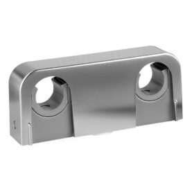 RÖRKLÄMMA 16/20 MM C/C60 MM, C/V25 MM, B=90 MM DUBBEL MATT KROM FALUPLAST