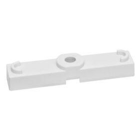 DISTANSKLOSS H=10 MM, B=80 MM FÖR DUBBELKLAMMA VIT FALUPLAST