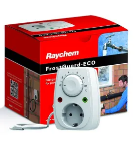 TERMOSTAT FROSTGUARD-ECO 230V MAX10A BRYTFÖRMÅGA FÖR FROSTSKYDD POLARVIT RAYCHEM