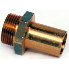 ADAPTER G25X28 UTVÄNDIG GÄNGA X SPETSÄNDA PE VATETTE