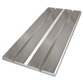 GOLVVÄRMEKASSETT 20 MM 1155X535X35 MM (LXBXH) C/C600 MM, MED ISOLERING ALUMINIUM CAPSULA UPONOR