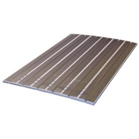 GOLVVÄRMESKIVA 12 MM 1200X750X15 MM (LXBXH) SPÅRAD, MED FÖRLIMMAD PLÅT VIT/SVART SICCUS 12 UPONOR