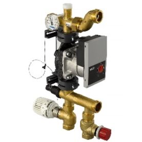 PUMP OCH SHUNTGRUPP G20/G25 (PRIMÄR/SEKUNDÄR) INVÄNDIG/UTVÄNDIG GÄNGA FLUVIA T UPONOR