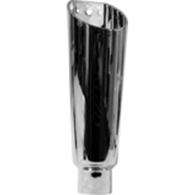 SPILLMUFF 40 MM FÖR INOMHUSAVLOPP MED GUMMITÄTNING KROM FÖRKROMAD FALUPLAST