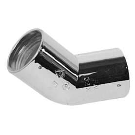 VINKEL 40 MM X 45° 2MUFF KROM FÖRKROMAD FALUPLAST