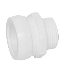 KOPPLING 32 MM X G25/G20 KLÄMRING X UT-/INVÄNDIG GÄNGA VIT FALUPLAST