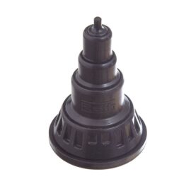 GUMMIGENOMFÖRING GOLVVÄRME 10,5 - 34 MM 40X40X50 MM (LXBXH) FÖR GOLVVÄRMESKÅP SVART ROTH