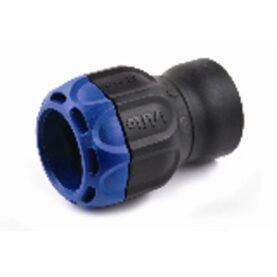 RAK KOPPLING TYP 316 UNION 25XR20 MED INVÄNDIG RÖRGÄNGA SVART MED BLÅ MUTTER