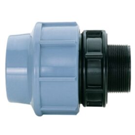 RAK KOPPLING 32XR25 UTVÄNDIG GÄNGA PP BLÅ, SVART ALTECH